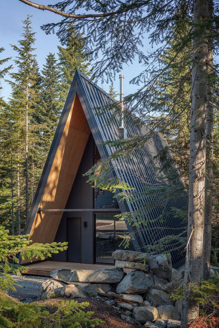 Дом в стиле A-frame в Чите